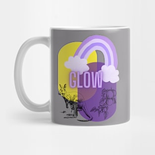 Kangaroo fun glow Design Mug